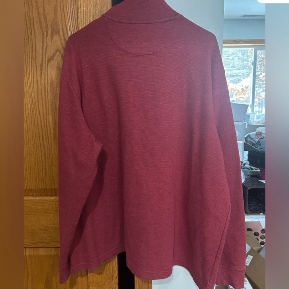 Vineyard Vines Maroon Quarter-Zip Sweater - Picture 4 of 4